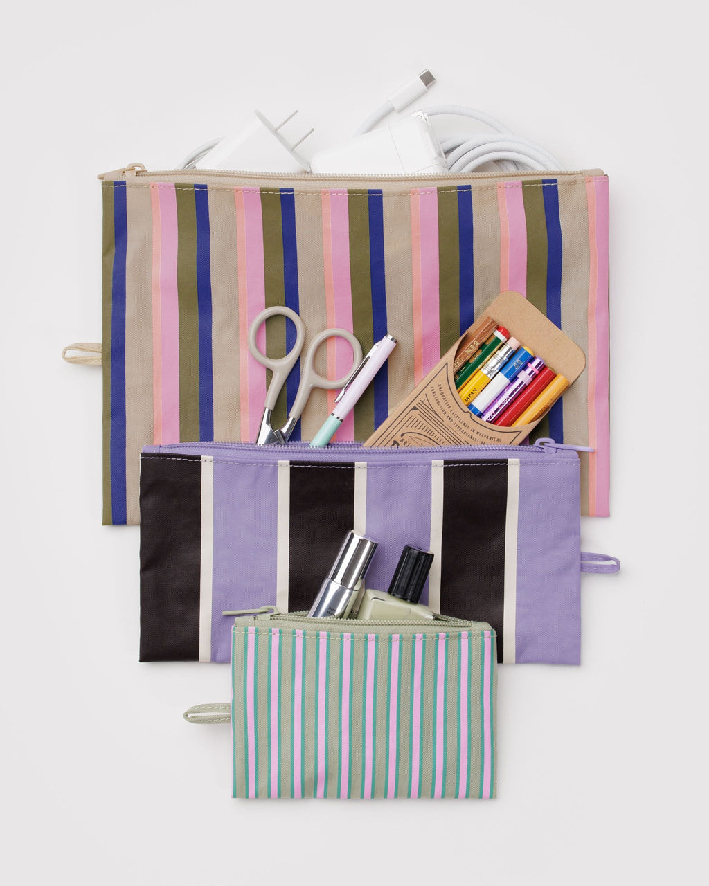 Baggu Flat Pouch Set