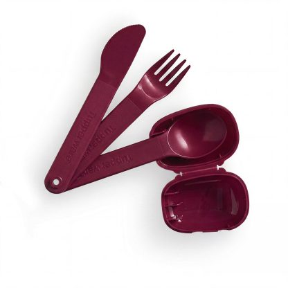 Tupper Ware Tupperware® On The Go Cutlery | Reusable Travel Utensils | 4‑Piece Set