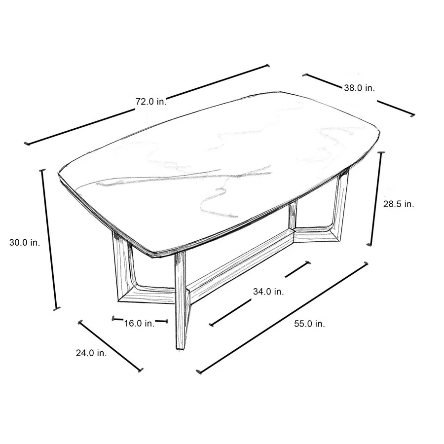 Adelaide Quartz Dining Table - Image 2