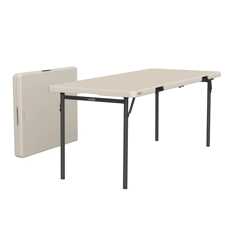 Lifetime Commercial 6' Fold-in-Half Table, 2-pack